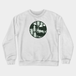 Mountain Moose (Dew & Basil) Crewneck Sweatshirt